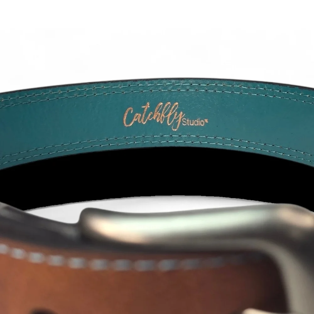 Catchfly Studios Girl's Arrow Embroidered Belt‎ Size Small